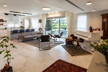 עיצוב דירת 5 חדרים בהרצליה